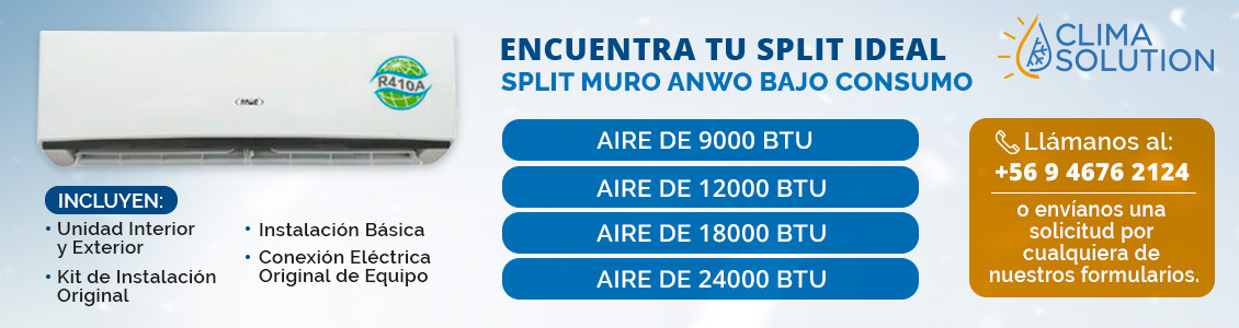 Split Muro Tecnologa Inverter