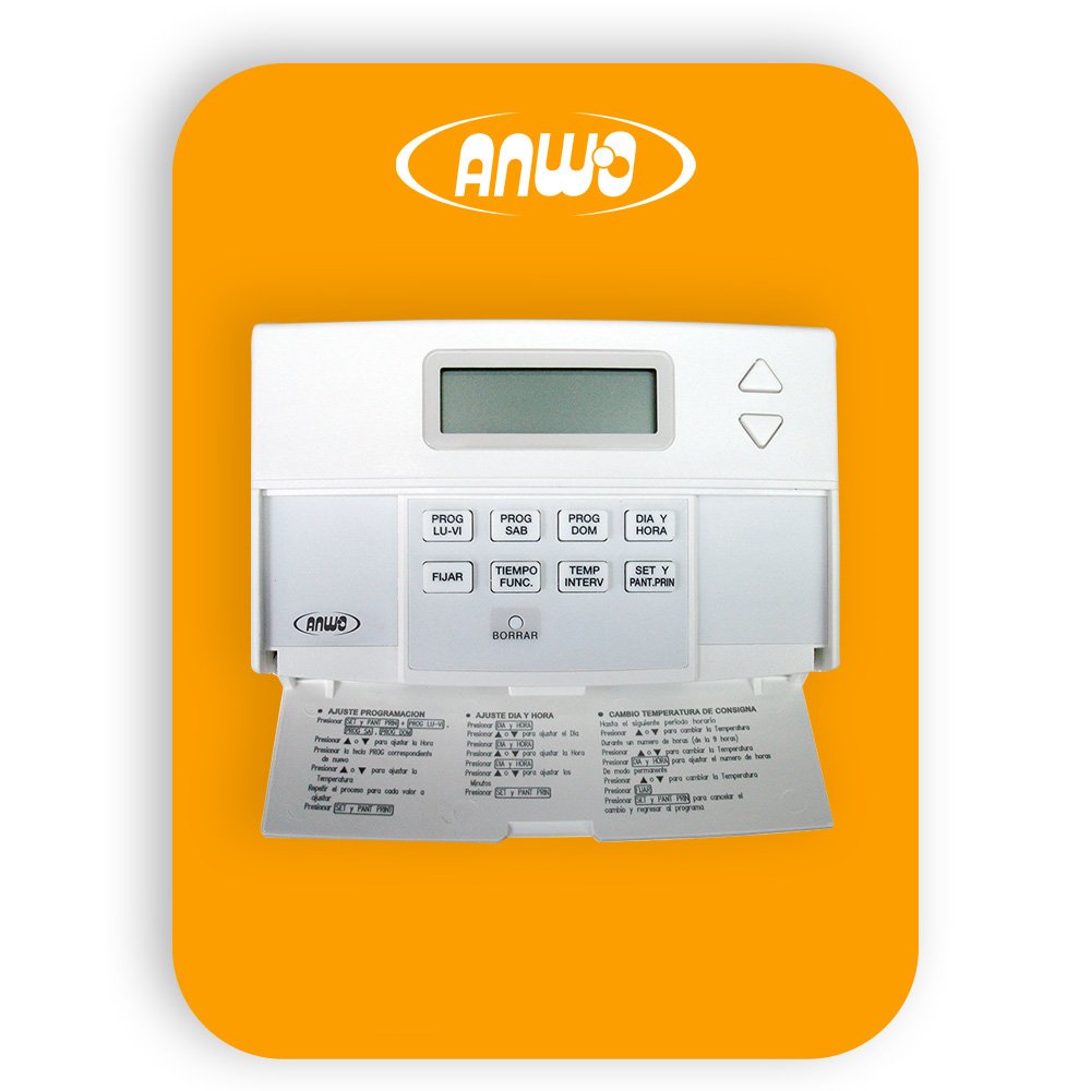 Climatización Termostato Calefaccion Anwo Termostato Programable