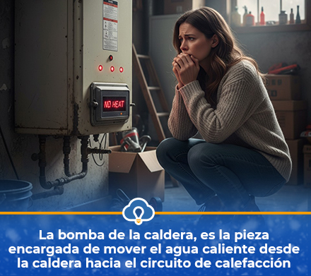 Mujer preocupada porque su bomba de calor no funciona